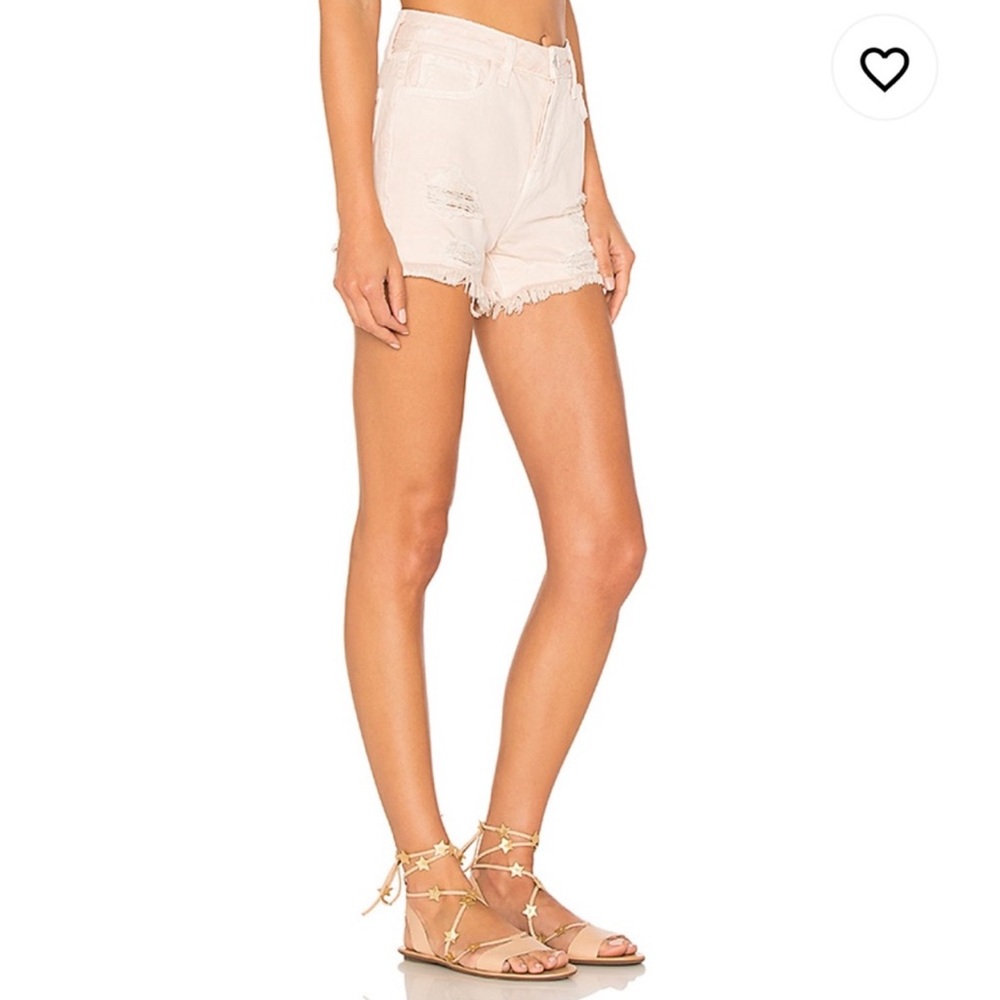 J Brand x Revolve High Rise Cut Off Short in Coquette Wash - Picture 1 of 8